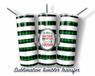 Christmas Sublimation Transfer Print For 20 oz Tumbler - 30 oz Skinny Tumbler - Ready To press - Heat Transfers SHIPS NEXT DAY