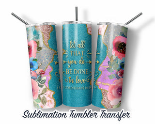 Bible Church Sublimation Transfer Print For 20 oz Tumbler - 30 oz Skinny Tumbler - Ready To press - Heat Transfers SHIPS NEXT DAY