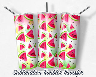 Watermelon Tumbler Sublimation Transfer | 20 oz & 30 oz