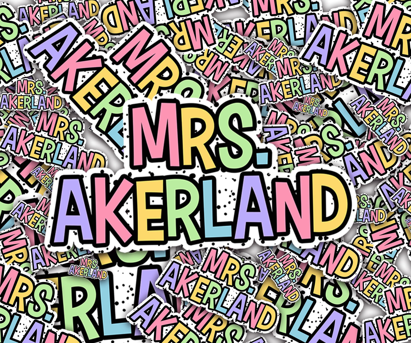 Teacher's Name Whiteboard Magnets, Classroom Decor Magnets