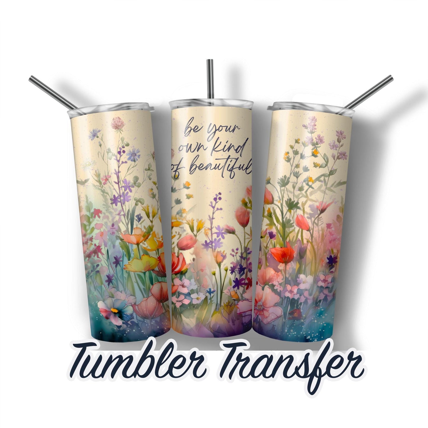 Inspirational Tumbler Sublimation Transfer Print For 20oz Tumbler - 30oz Skinny Tumbler - Ready To press - Heat Transfers SHIPS NEXT DAY