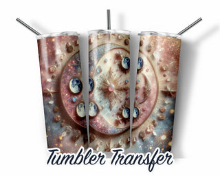 Celestial, Astrological Tumbler Sublimation Transfer | 20 oz & 30 oz