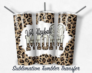 Volleyball MOM Tumbler Sublimation Transfer | 20 oz & 30 oz