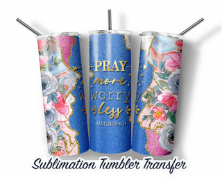 Bible Church Sublimation Transfer Print For 20 oz Tumbler - 30 oz Skinny Tumbler - Ready To press - Heat Transfers