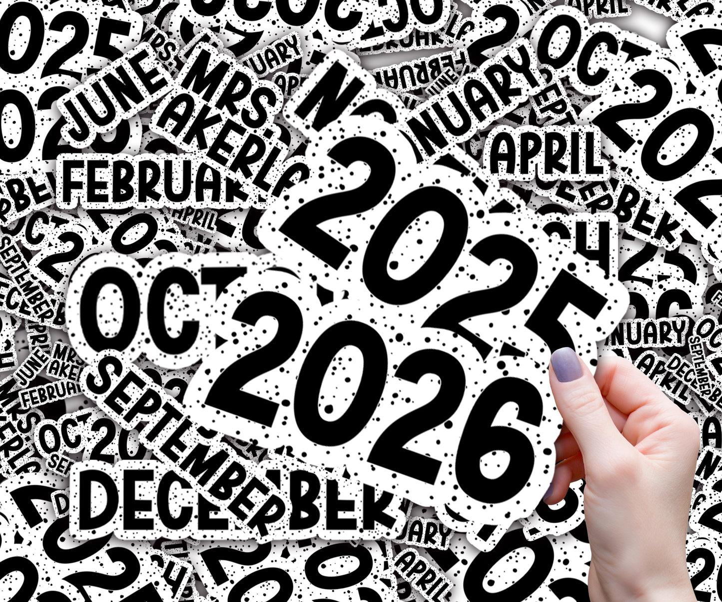 Classroom Whiteboard Magnets, Teacher Classroom Magnet, Black and White Polka Dot Theme, Mon-Fri, Jan-Feb, Homework, Teachers Name and more!