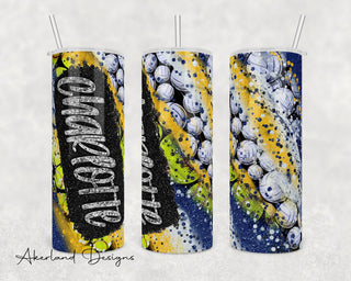 Softball Volleyball Sublimation Transfer Print For 20 oz Tumblers - 30 oz Tumblers - Ready To press - Heat Transfers
