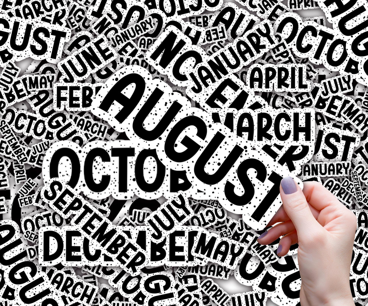 Classroom Whiteboard Magnets, Teacher Classroom Magnet, Black and White Polka Dot Theme, Mon-Fri, Jan-Feb, Homework, Teachers Name and more!