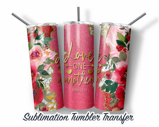 Bible Church Sublimation Transfer Print For 20 oz Tumbler - 30 oz Skinny Tumbler - Ready To press - Heat Transfers