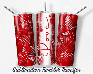 Valentine Tumbler Sublimation Transfer | 20 oz & 30 oz