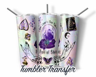 Celestial, Astrological Sublimation Transfer Print 20 - 30 oz Skinny Tumbler - Ready To press Heat Transfers SHIPS NEXT DAY