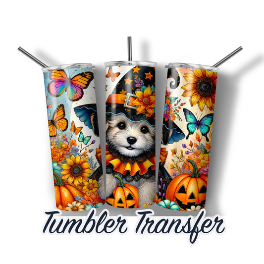 Halloween Tumbler Transfer -  Sublimation Transfer Print For 20 oz Tumblers - 30 oz Tumblers - Ready To press - Heat Transfers