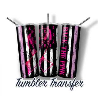 Breast Cancer Survivor Tumbler Sublimation Transfer | 20 oz & 30 oz