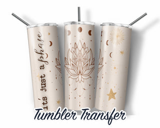 Celestial, Astrological Sublimation Transfer Print 20 oz Skinny Tumbler -30oz Skinny Tumbler - Ready To press Heat Transfers SHIPS NEXT DAY