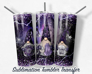 Celestial Gnomes - Sublimation Transfer Print For 20 oz Tumblers - 30 oz Tumblers - Ready To press - Heat Transfers
