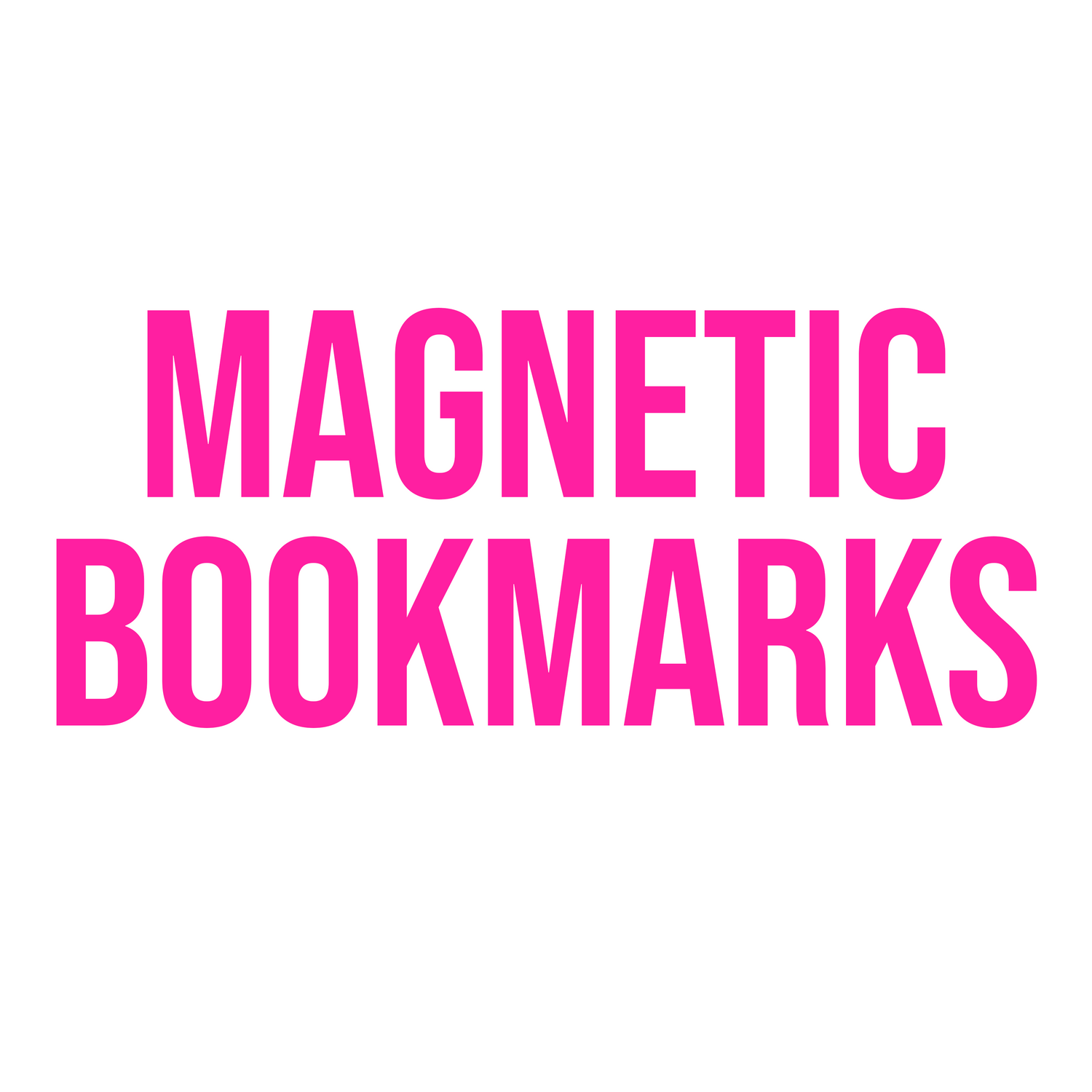 Magnetic Bookmarks