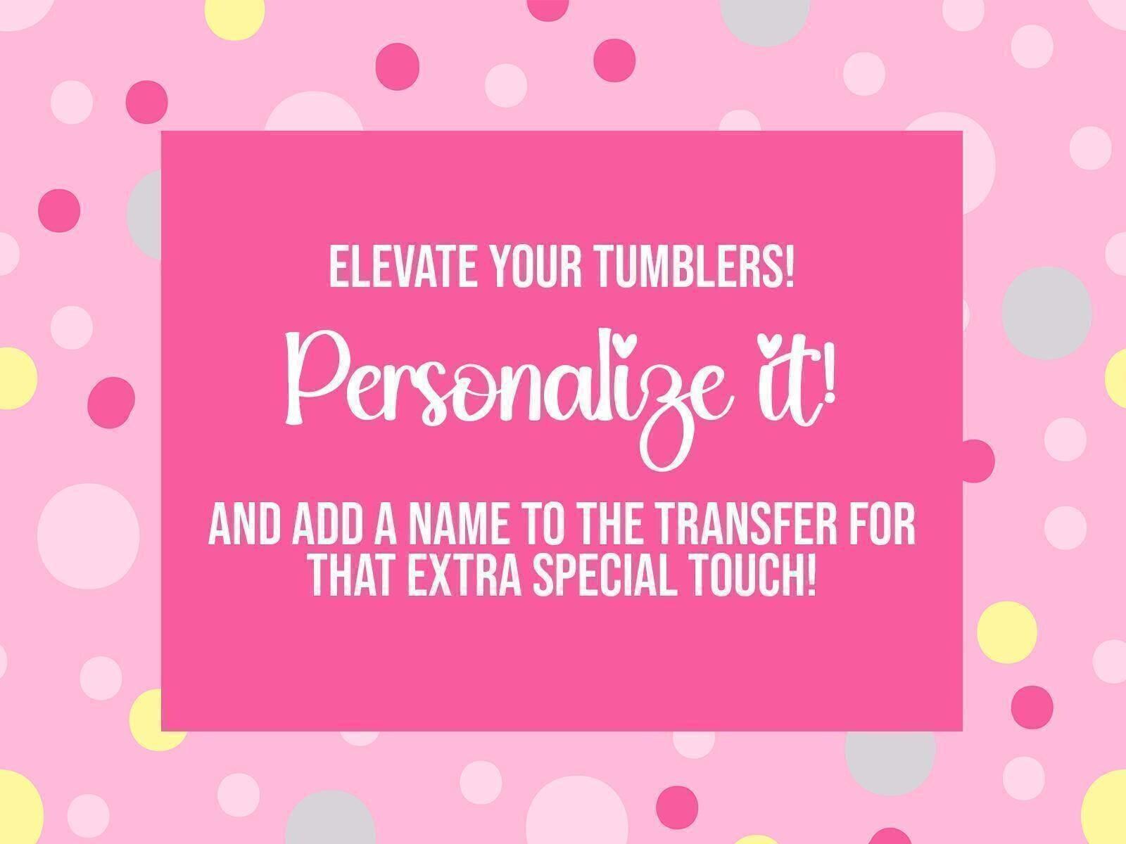 a pink square with the words, elevate your numbers personalize it and