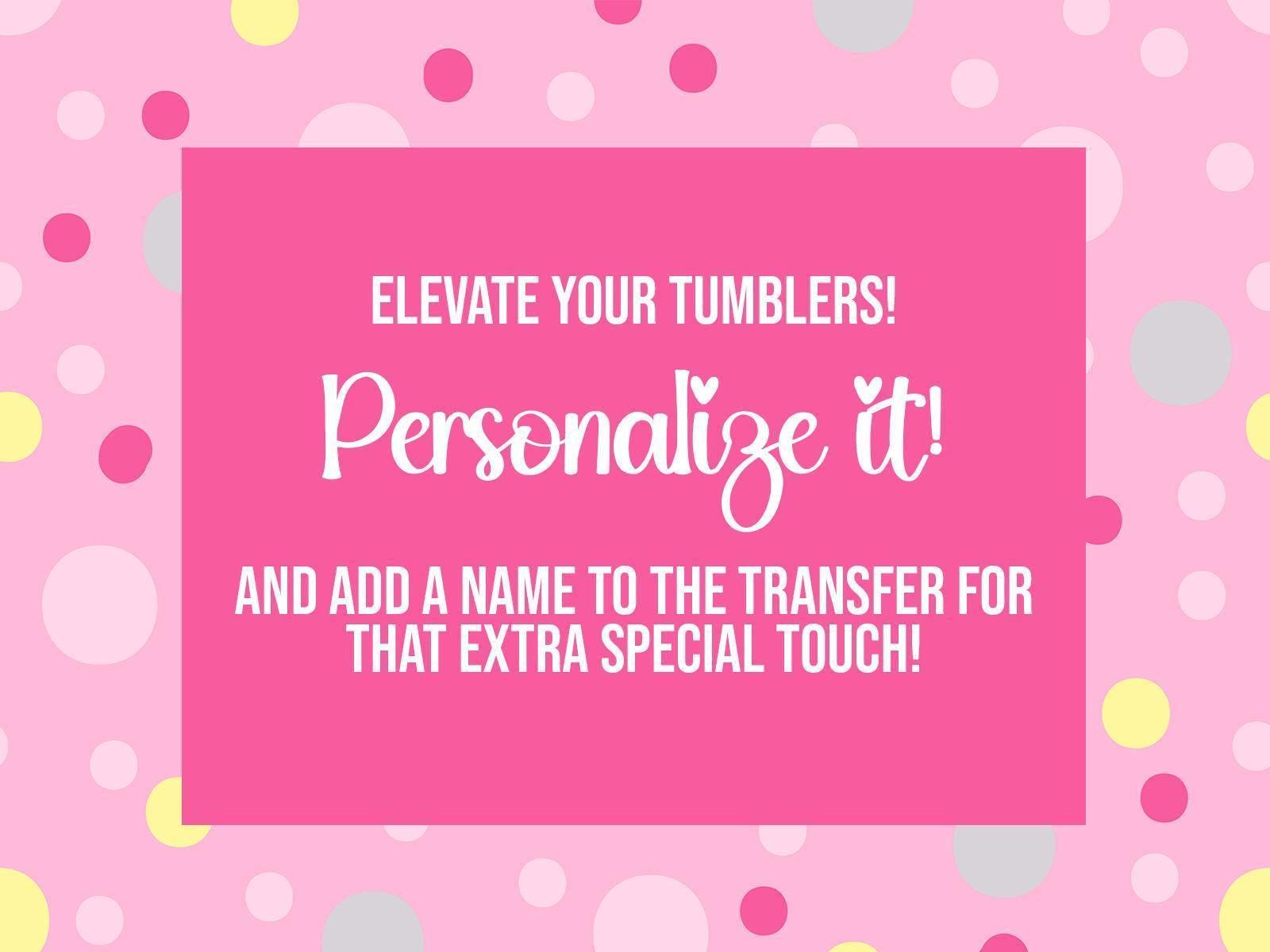 a pink square with the words, elevate your numbers personalize it and