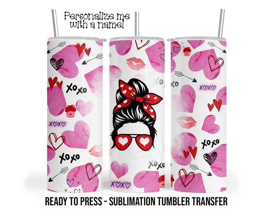 Sublimation Tumbler Transfer - 20 oz & 30 oz Personalized Heat Press Transfers