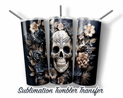 Halloween  Sublimation Transfer Print For 20 oz Tumblers - 30 oz Tumblers - Ready To press - Heat Transfers