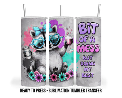 Cats  Sublimation Transfer Print For 20 oz Tumblers - 30 oz Tumblers - Ready To press - Heat Transfers SHIPS NEXT DAY