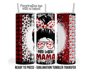 Sublimation Tumbler Transfer - Valentines Sublimation Design for 20 oz & 30 oz Skinny Tumblers