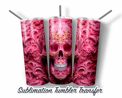 Halloween  Sublimation Transfer Print For 20 oz Tumblers - 30 oz Tumblers - Ready To press - Heat Transfers SHIPS NEXT DAY