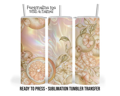 Pearl Style Sublimation Tumbler Transfer Print For 20 oz Tumblers - 30 oz Tumblers - Ready To press - Heat Transfers SHIPS NEXT DAY