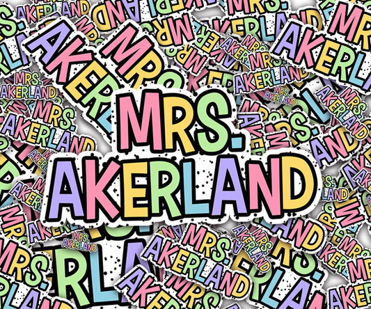 Teacher's Name Whiteboard Magnets, Classroom Decor Magnets