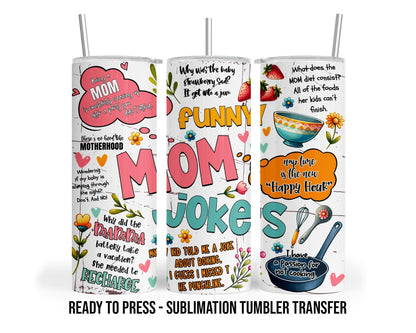 Mom Sublimation Transfer Print For 20 oz - 30 oz Skinny Tumbler - Ready To press - Heat Transfers SHIPS NEXT DAY