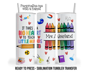 Teacher Quotes Sublimation Tumbler Transfer Print For 20 oz Tumblers - 30 oz Tumblers - Ready To press - Heat Transfers SHIPS NEXT DAY