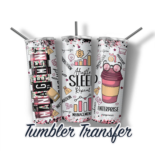 Management Analyst Sublimation Transfer Print For 20 oz - 30 oz Tumbler - Ready To press - Heat Transfers  SHIPS NEXT DAY