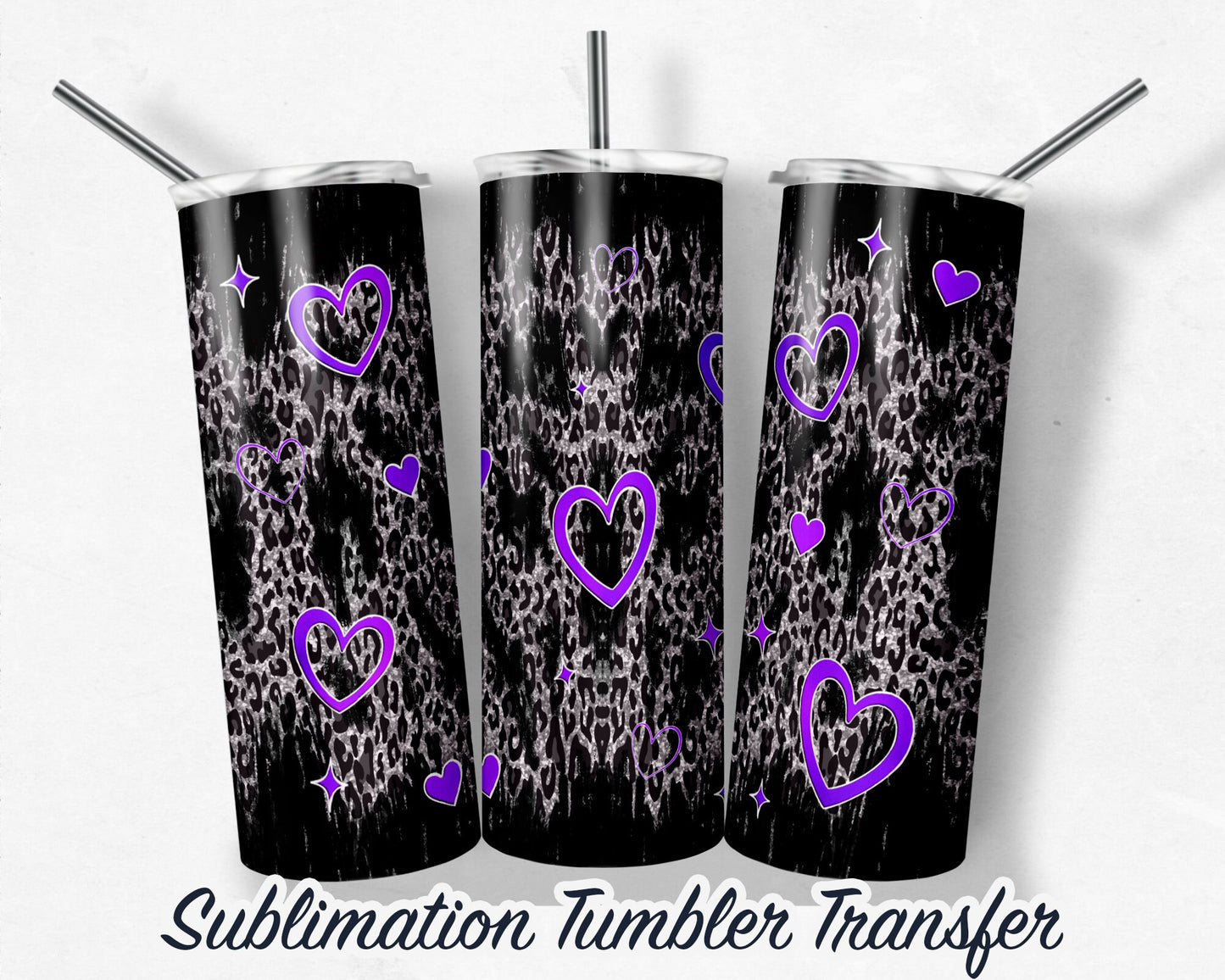 Valentines Day  Sublimation Transfer Print For 20 oz Tumblers - 30 oz Tumblers - Ready To press - Heat Transfers