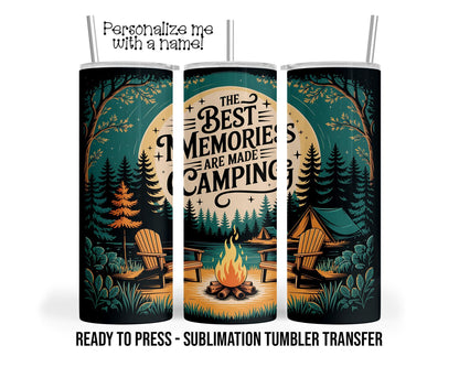Fall Campfire, Fire Pit Sublimation Tumbler Transfer Print for 20oz Tumbler, Ready To press Heat Transfer  | Cup Wraps | Wholesale