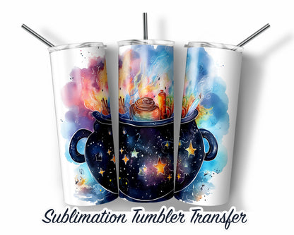 Halloween  Sublimation Transfer Print For 20 oz Tumblers - 30 oz Tumblers - Ready To press - Heat Transfers