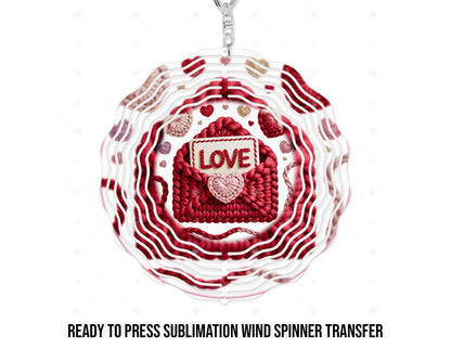 Sublimation Heat Transfer - Ready To Press Wind Spinner Transfer 8.2" 10.2"