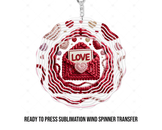 Sublimation Heat Transfer - Ready To Press Wind Spinner Transfer 8.2" 10.2"