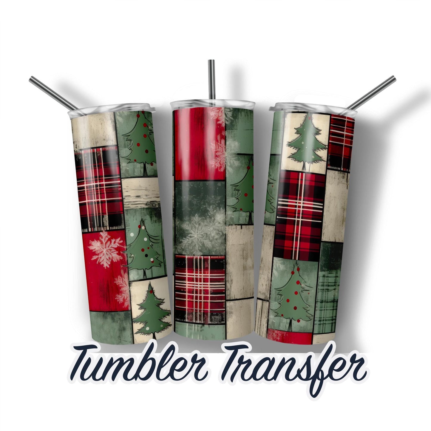 Christmas Sublimation Transfer Print For 20 oz - 30 oz Skinny Tumbler - Ready To Press Chicken Witches Halloween Tumbler Wrap SHIPS NEXT DAY