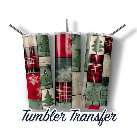 Christmas Sublimation Transfer Print For 20 oz - 30 oz Skinny Tumbler - Ready To Press Chicken Witches Halloween Tumbler Wrap SHIPS NEXT DAY