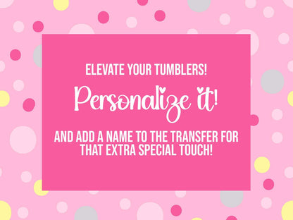 a pink square with the words, elevate your numbers personalize it and