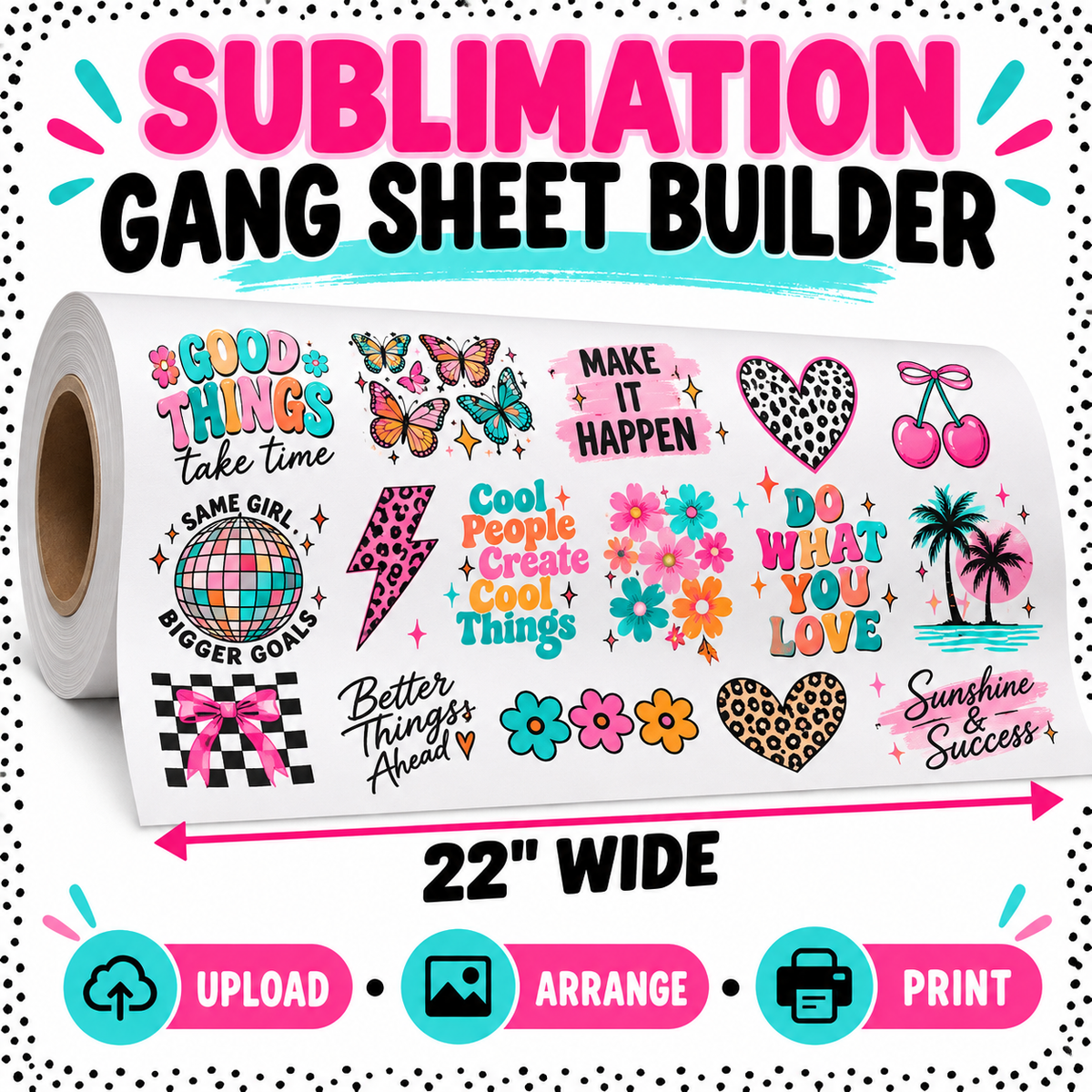 Sublimation Gang Sheet Builder