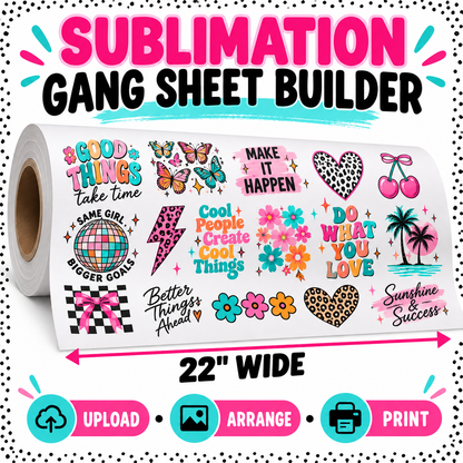 Sublimation Gang Sheet Builder