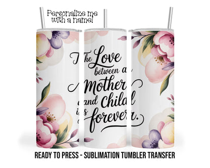 Sublimation Tumbler Transfer Print 20oz Tumbler, Ready To press Heat Transfer SHIPS NEXT DAY Mother's Day, Easter, Mom Wraps