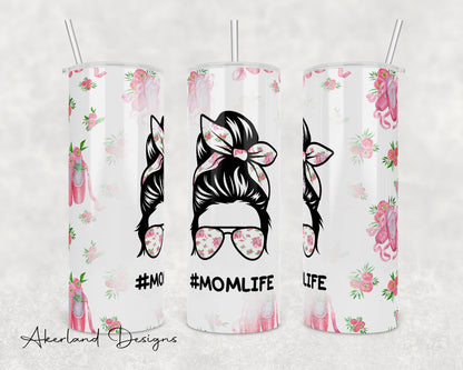 Mom Life  Sublimation Transfer Print For 20 oz Tumblers - 30 oz Tumblers - Ready To press - Heat Transfers