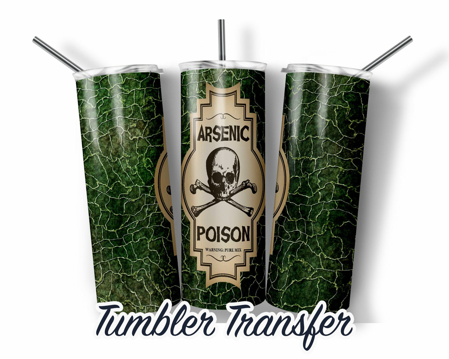 Halloween Sublimation Transfer Print For 20 oz Tumblers - 30 oz Tumblers - Ready To press - Heat Transfers