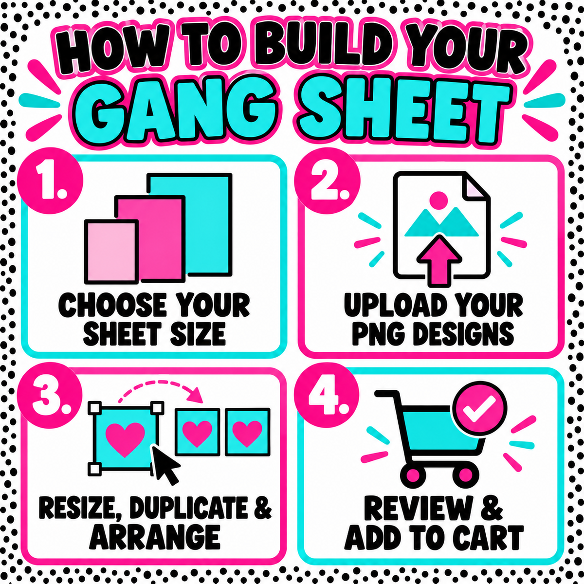 Sublimation Gang Sheet Builder