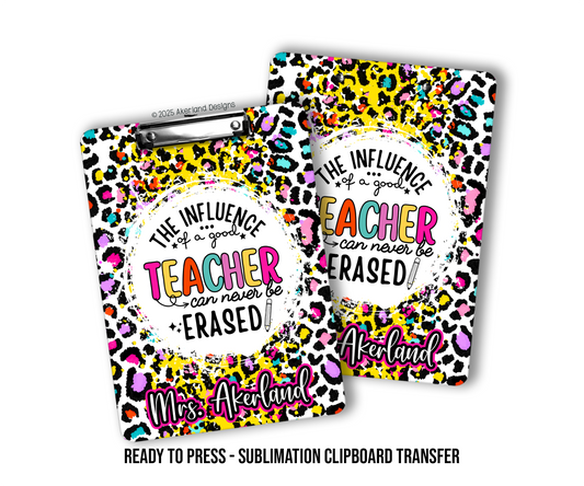 Leopard Theme Sublimation Clipboard Ready to Press Transfer with personalization SHIPS NEXT DAY