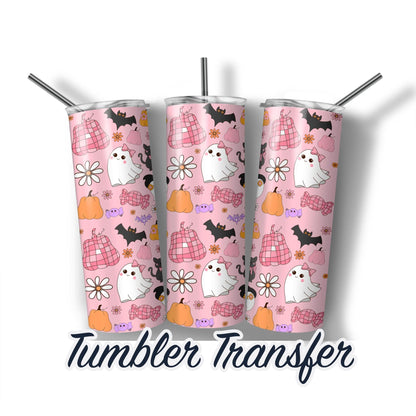 Halloween Ready to Press Sublimation Transfer Print 20 oz - 30 oz Tumblers  SHIPS NEXT DAY