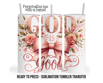 Sublimation Tumbler Transfer Print 20oz Tumbler, Ready To press Heat Transfer  Jesus is my Lord and Savior, Bible Church Wrap