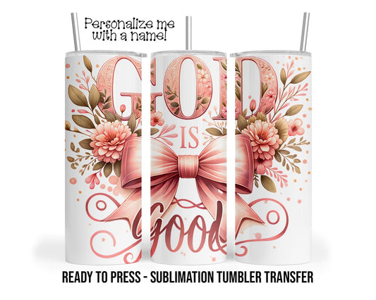 Sublimation Tumbler Transfer Print 20oz Tumbler, Ready To press Heat Transfer  Jesus is my Lord and Savior, Bible Church Wrap