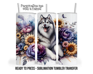 Husky Sublimation Tumbler Transfer Print For 20 oz Tumbler or 30 oz Tumbler - Ready to press Heat Transfers SHIPS NEXT DAY